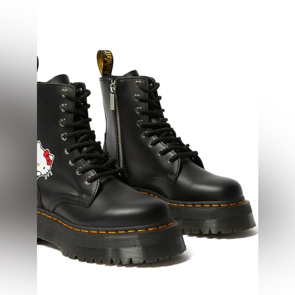 Dr. Martens Hello Kitty Jadon Leather Boots - Picture 2 of 14